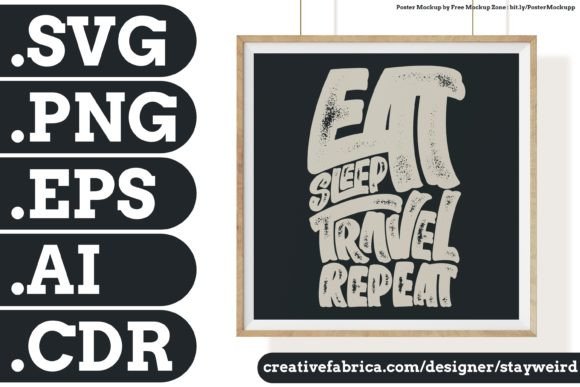 EAT SLEEP TRAVEL REPEAT QUOTE Review