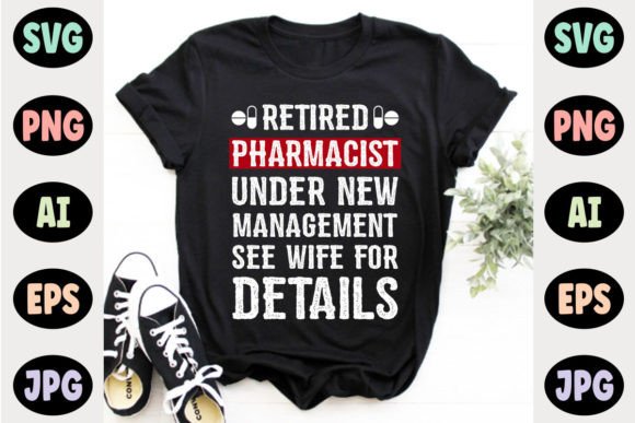Pharmacist Lettering T-shirt Design Review