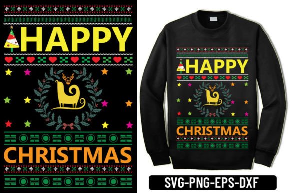 Ugly Sweater - Happy Christmas Embroidery Review