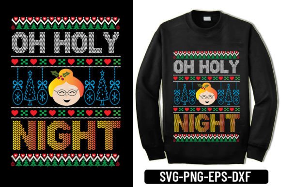 Ugly Sweater - Oh Holy Night Embroidery Review
